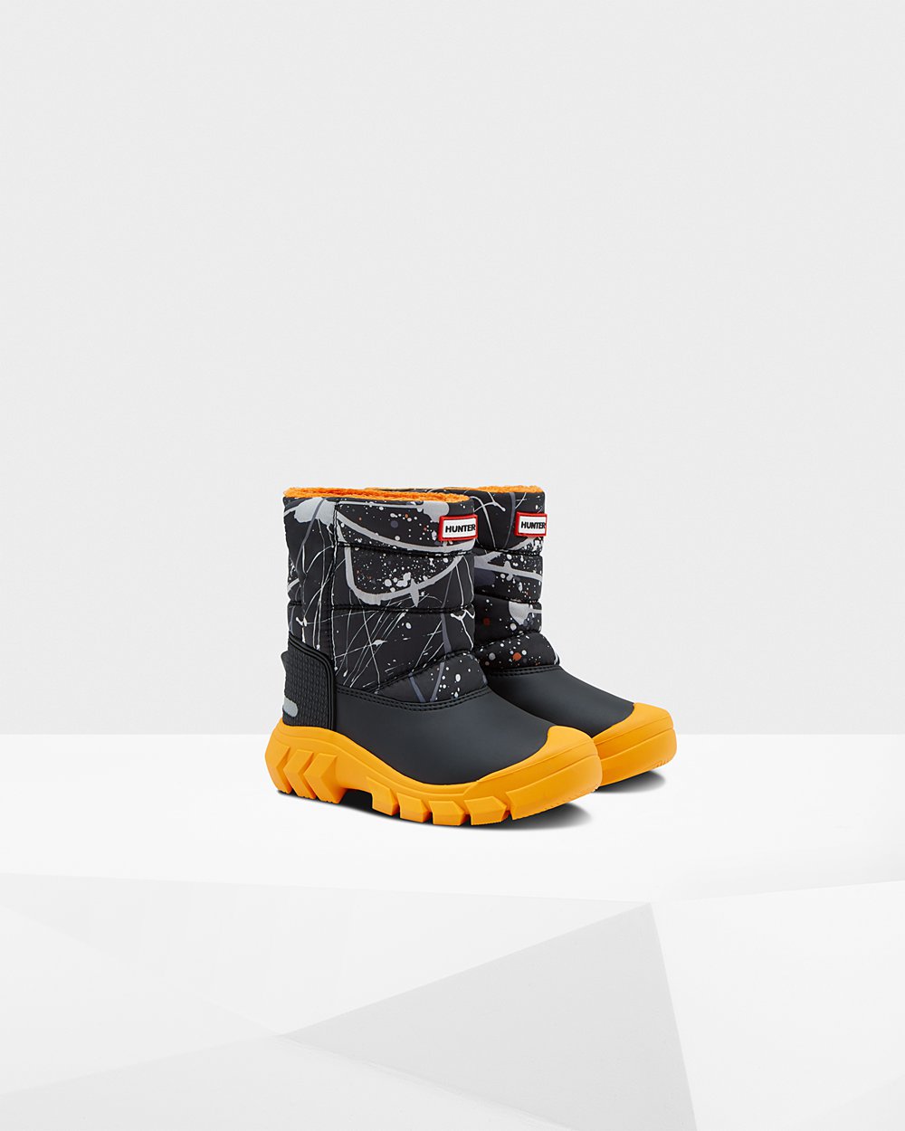 Botas De Neve Hunter Criança Cinzentas Pretas - Original Little Insulated - 75KZULPDO